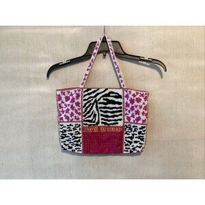 christiana beaded shoulder bag zebra, animal print